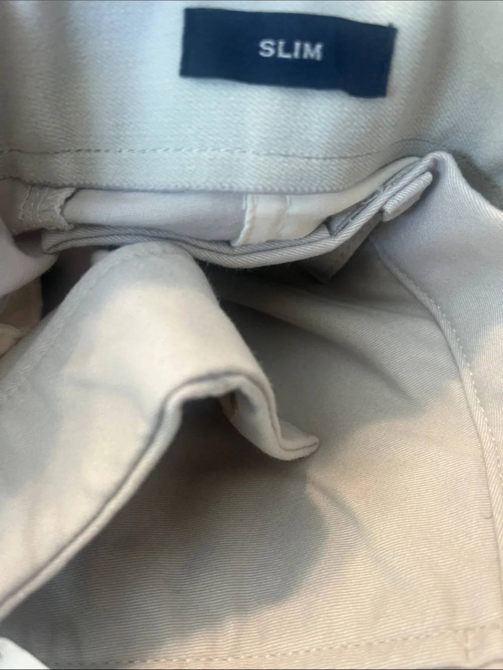 J. Crew Men's Flex Slim Stone Khaki Pants Sz 34/32 NWT